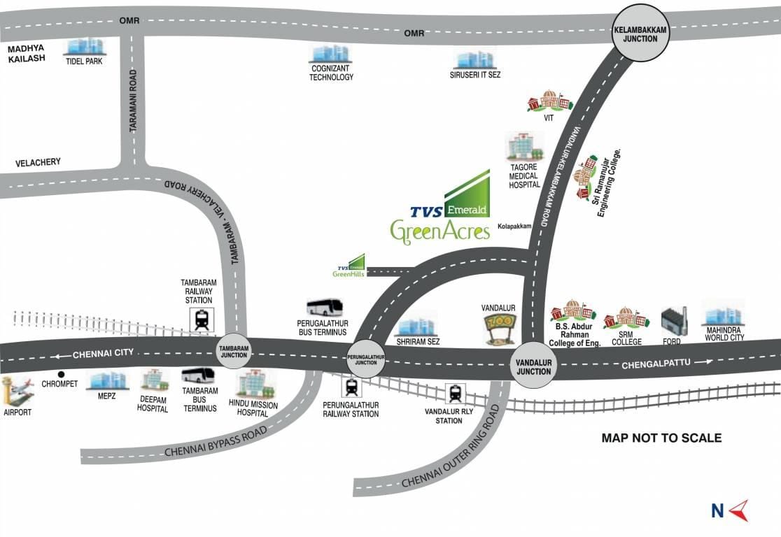 Chennai Perungalathur haritası