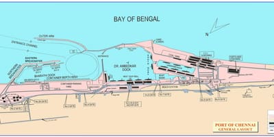 Chennai port haritası