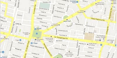 Chennai t Nagar haritası