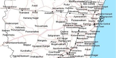 Yol tarifi Chennai göster