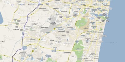 Güzergah haritası Chennai