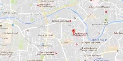 Apollo Hastanesi Chennai Greams yol haritası