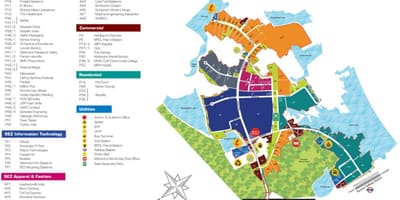 Mahindra city Chennai haritası
